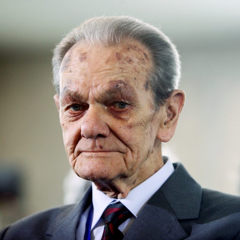 Portrait of a Holocaust survivor